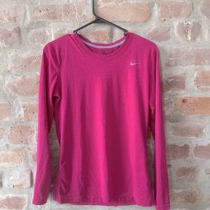 Long sleeve nike dry fit shirt